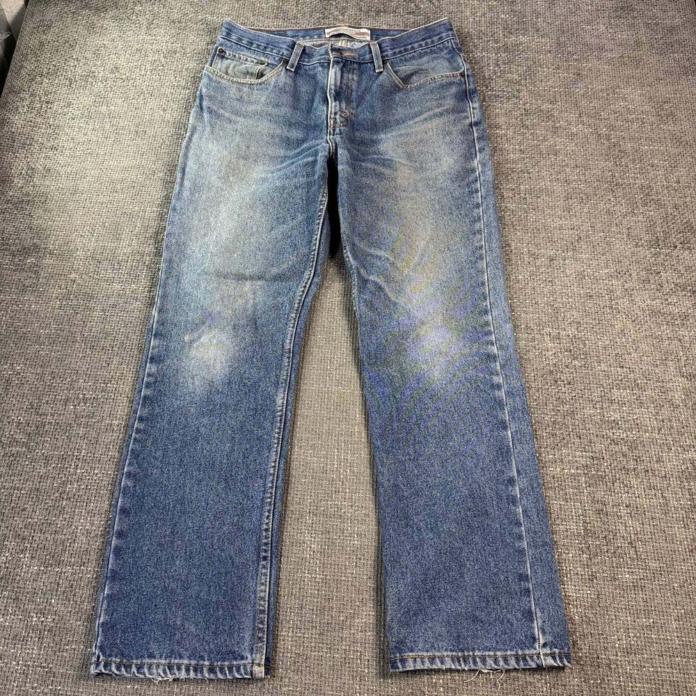 Signature by Levi Strauss & Co Mens Regular Fit Jeans 32x29 Blue Straight Leg